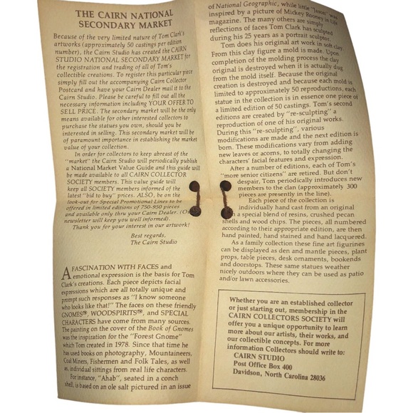 A Vintage Tom Clark Creation “Boots” 1983 Signed . - Picture 15 of 16